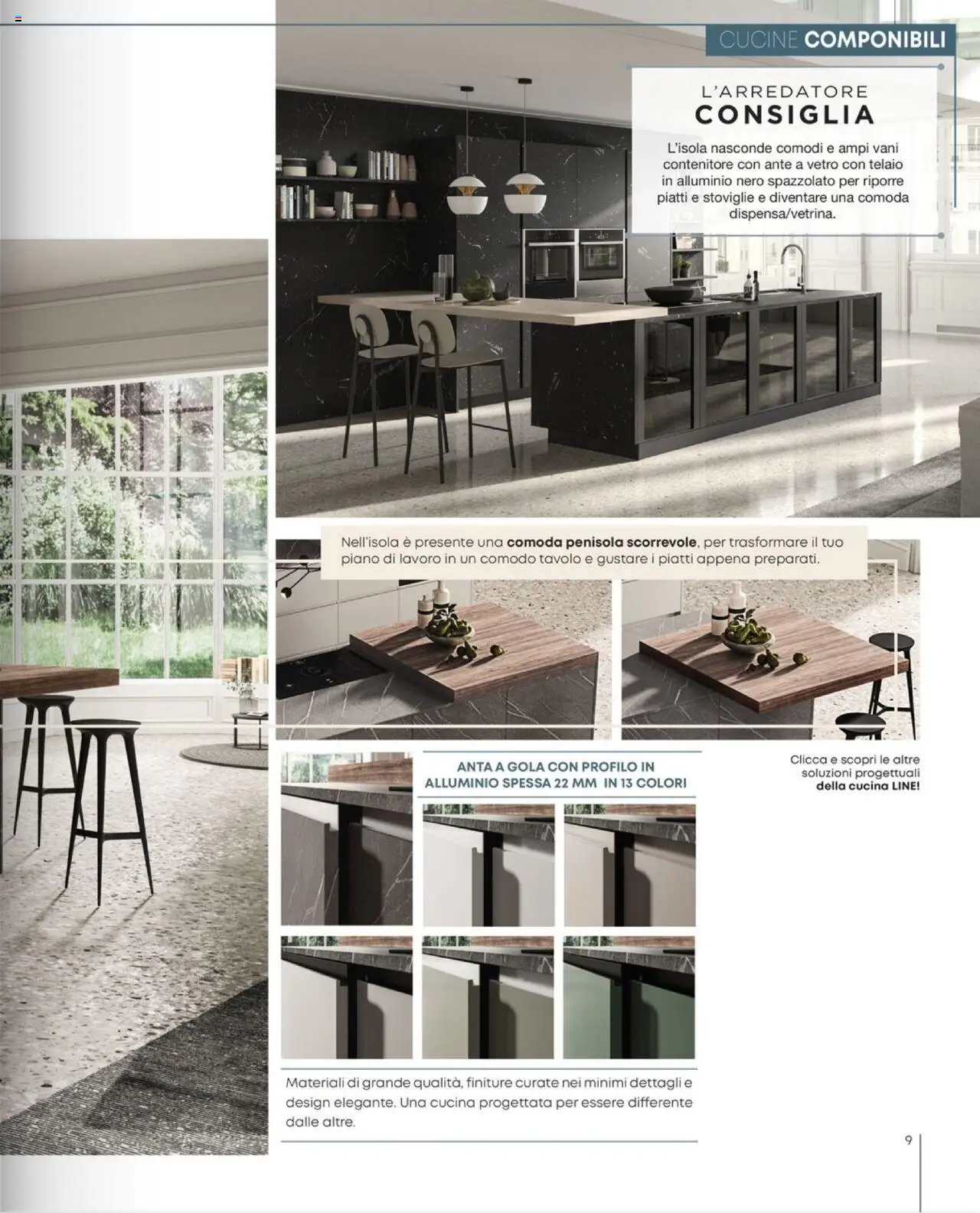 Volantino Conforama del 28.01.2025 | Pagina: 9 | Prodotti: Cucine, Contenitore, Alluminio, Tavolo