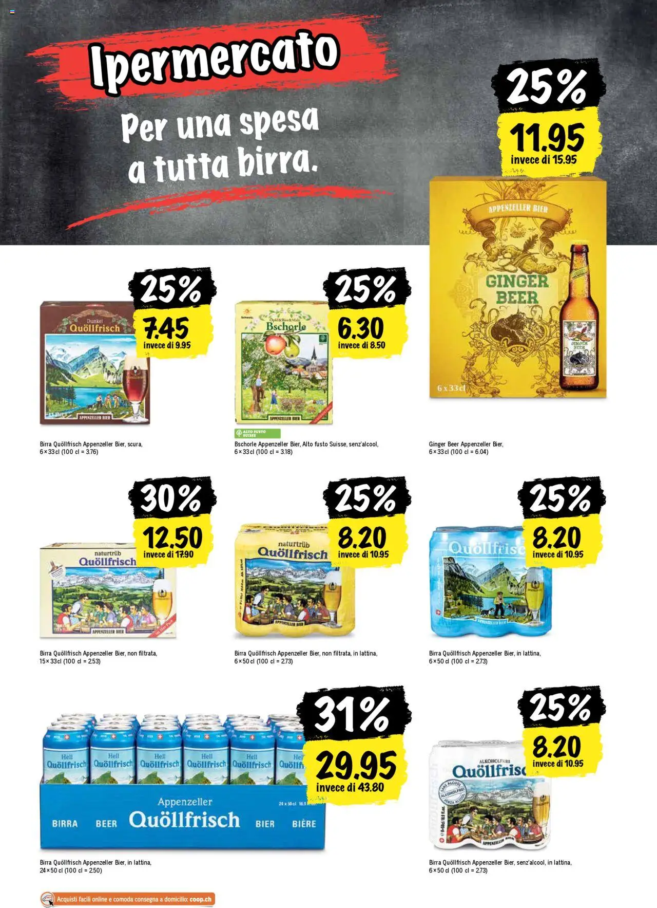 Coop - Una settimana di azioni ab 14.08.2025 | Seite: 23 | Produkte: Bier