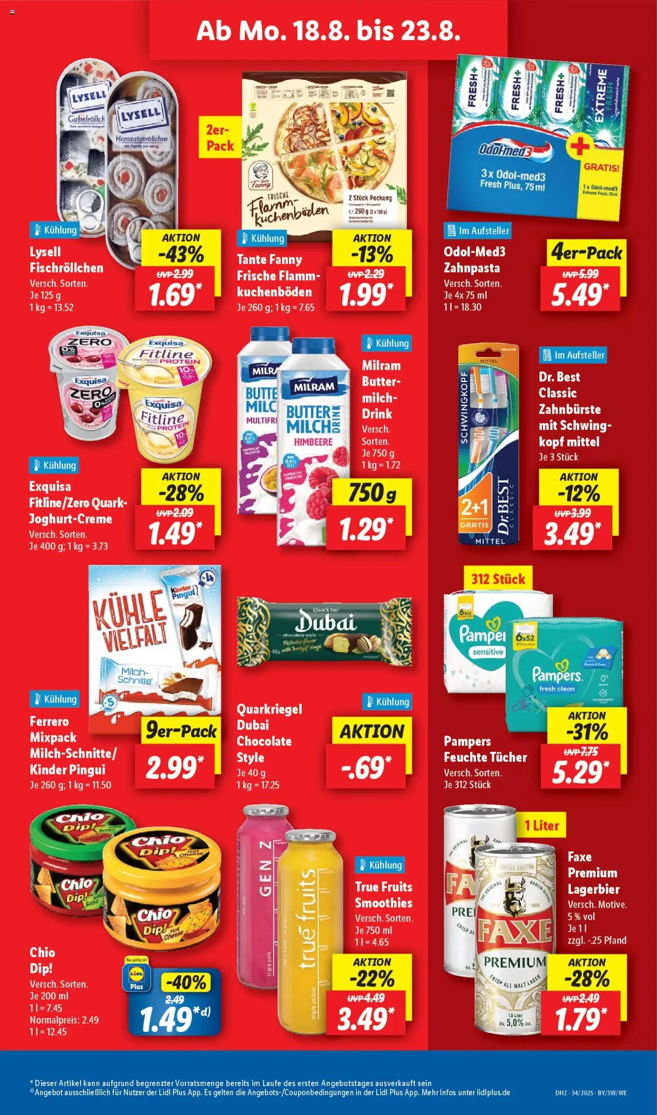 Lidl Prospekt Heppenheim	 - gültig ab dem 18.08.2025 | Seite: 13 | Produkte: Quark, Zahnpasta, Zahnbürste, Milram