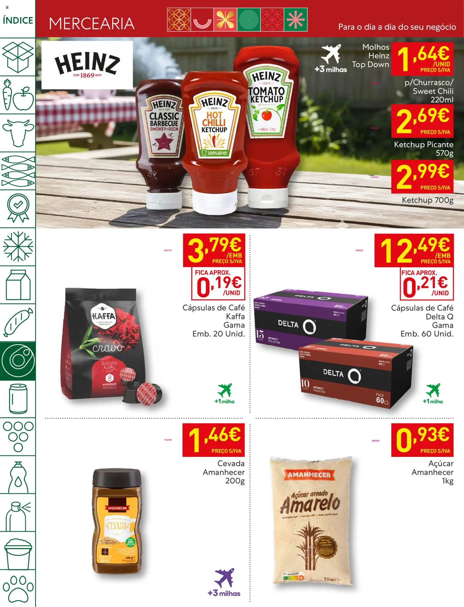 Recheio folheto │ válido de 04.11.2025 | Página: 28 | Produtos: Delta q, Café, Açúcar, Ketchup