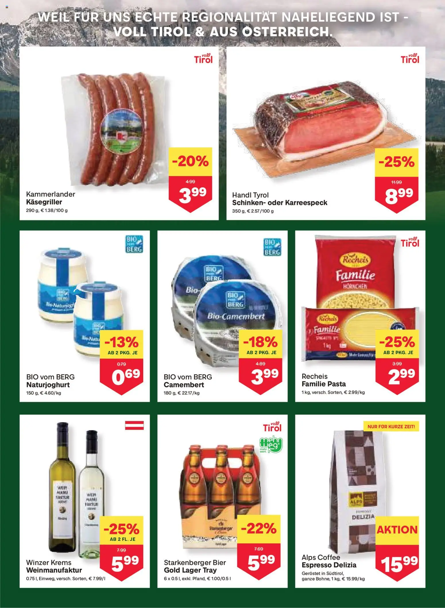 MPREIS Dellach im Drautal gültig ab 20.02.2026 | Seite: 11 | Produkte: Pasta, Schinken, Bier