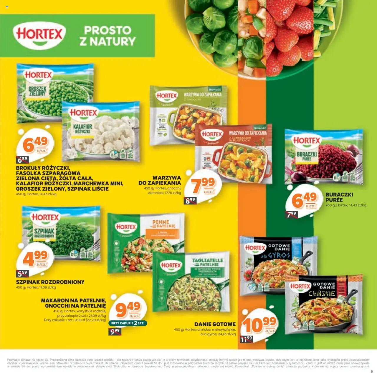 Stokrotka Gazetka - Katalog Kulinarny od 12.06.2025 | Strona: 9 | Produkty: Groszek, Tagliatelle, Makaron, Marchewka