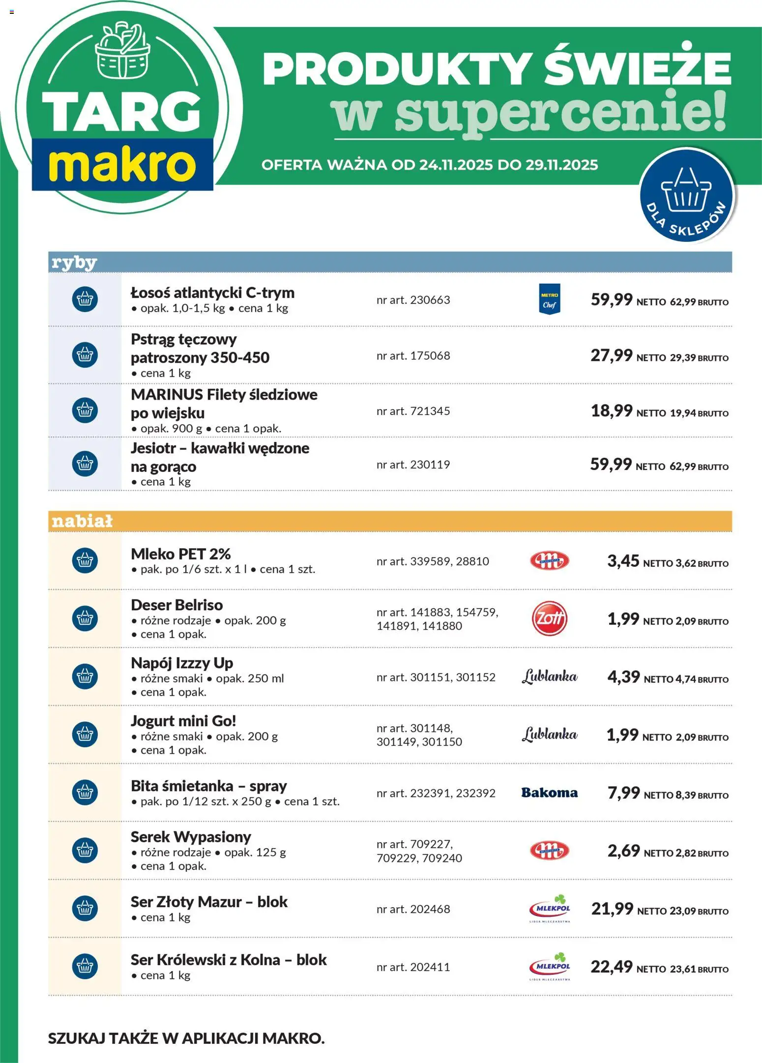Makro Gazetka - Oferta świeża w super cenach od 24.11.2025 | Strona: 7