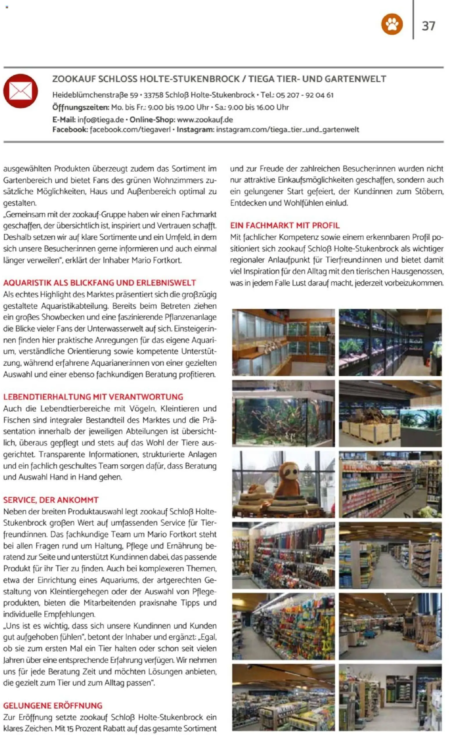 zookauf Heimtier Journal – gültig ab 01.04.2026 | Seite: 37 | Produkte: Uhr