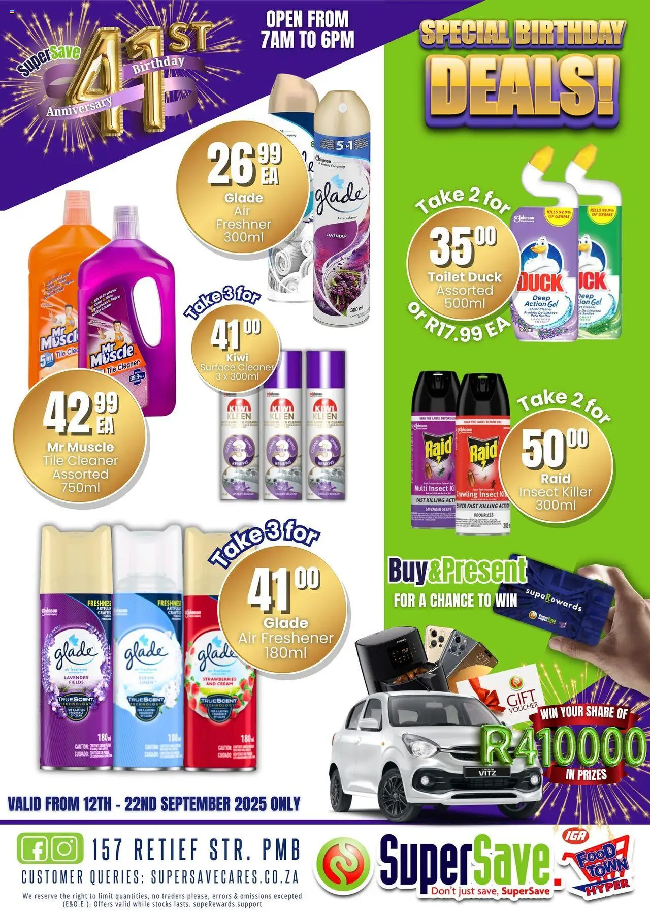 New Super Save catalogue – valid from 16.09.2025 | Page: 38 | Products: Air freshener, Fragrance, Strawberries, Kiwi