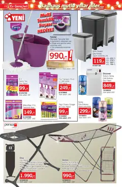 29.11.2025 tarihinden itibaren geçerli olan Bauhaus kataloğu önizlemesi | Sayfa: 24 | Ürünler: Oda kokusu, Ütü masası, Elbise askısı, Elbise