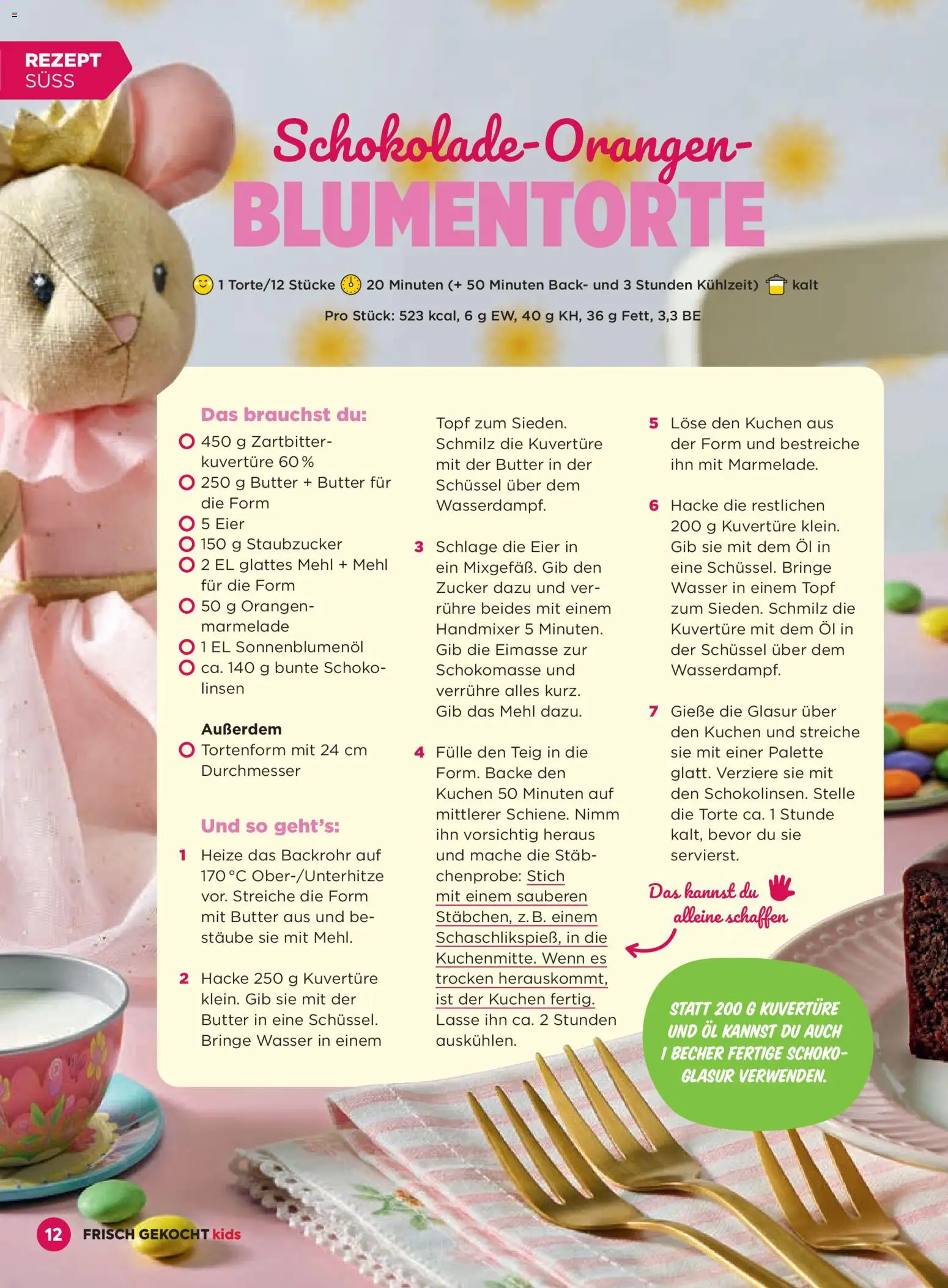 Billa Frisch Gekocht Kids gültig ab 01.03.2026 | Seite: 12 | Produkte: Butter, Eier, Öl, Orangen