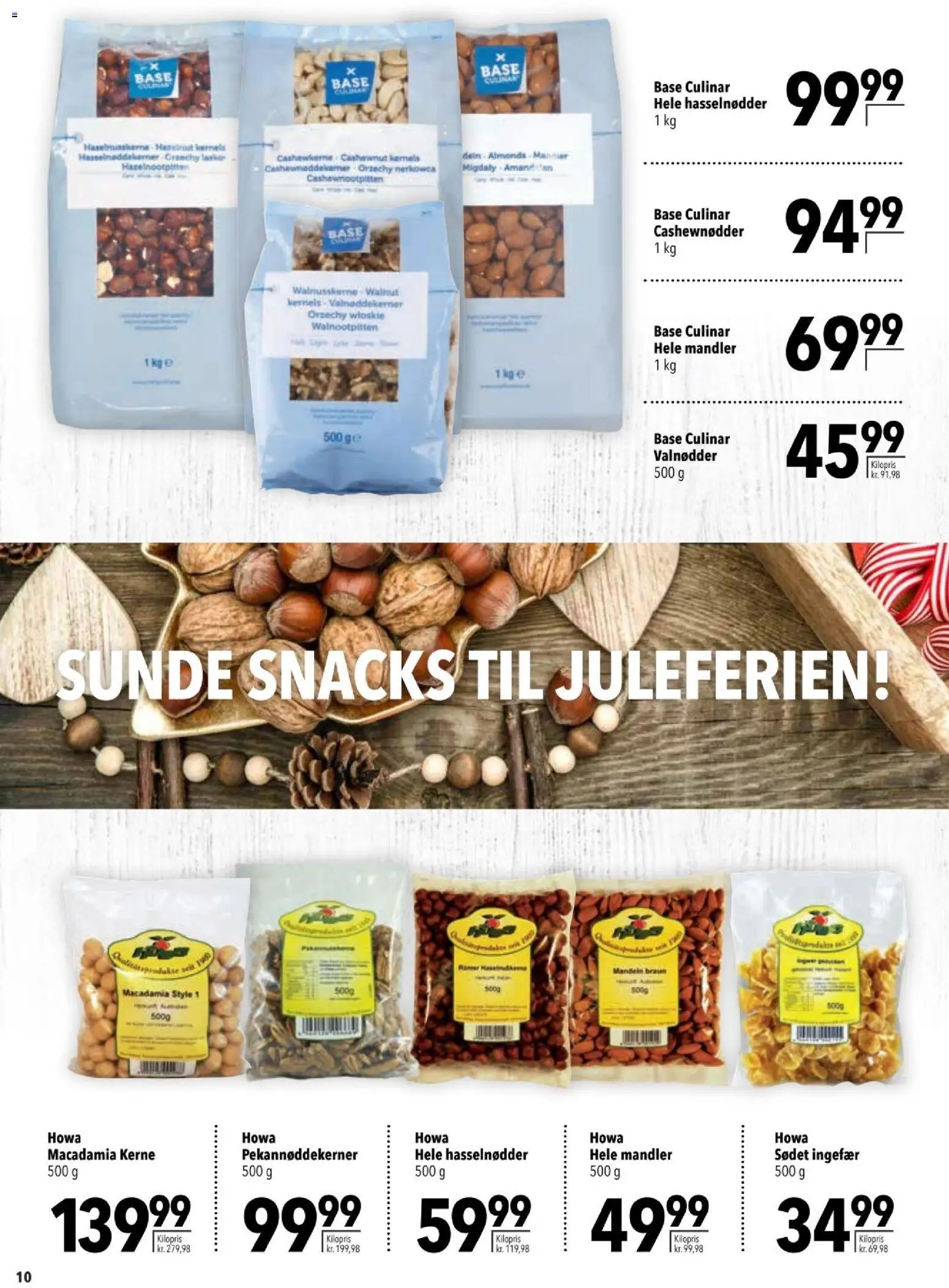 CITTI tilbudsavis – gyldig fra 26.11.2025 | Side: 10 | Produkter: Ingefær, Valnødder, Hasselnødder, Cashewnødder