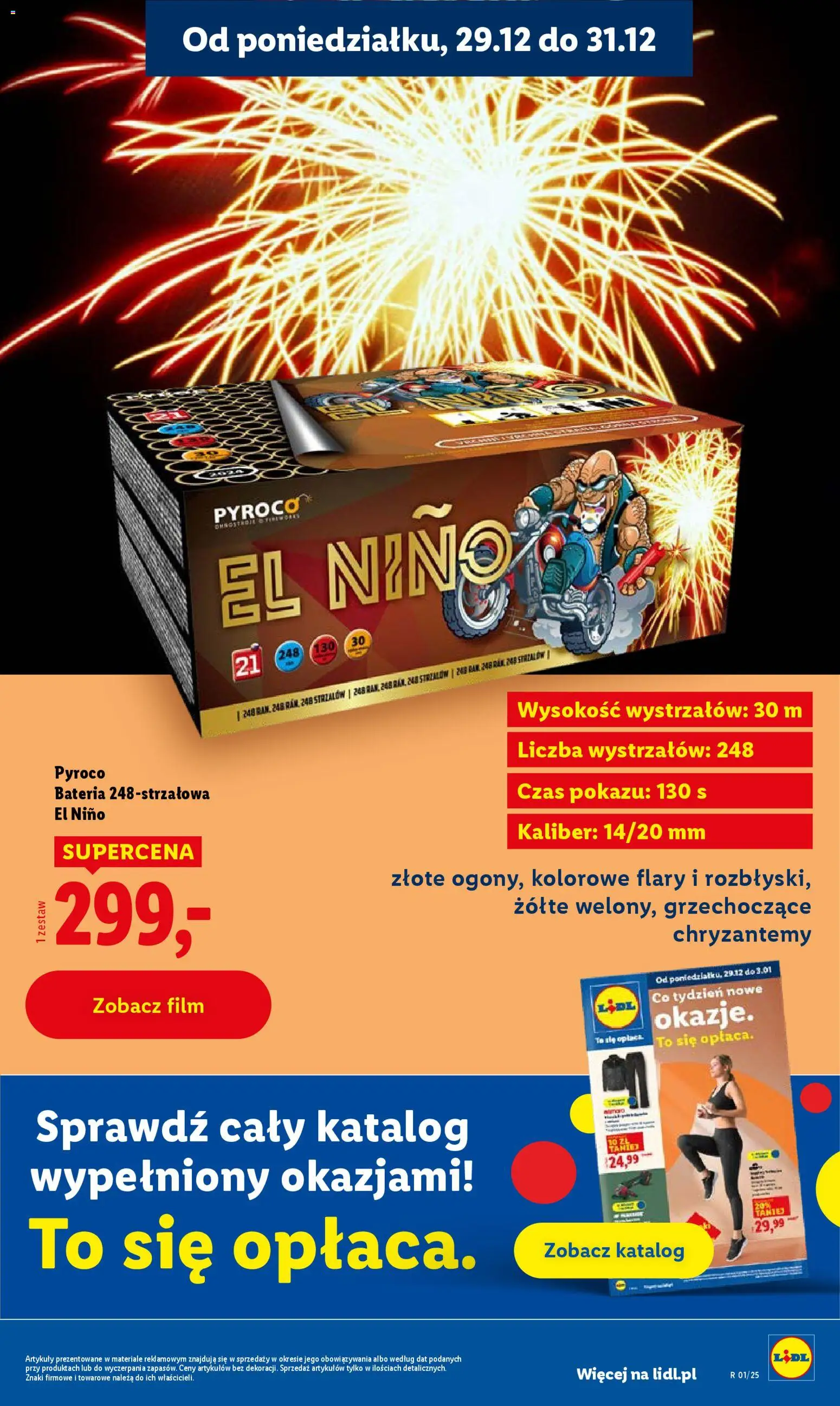 Lidl Gazetka od 29.12.2025 | Strona: 21 | Produkty: Kurtka, Legginsy, Chryzantemy, Bateria