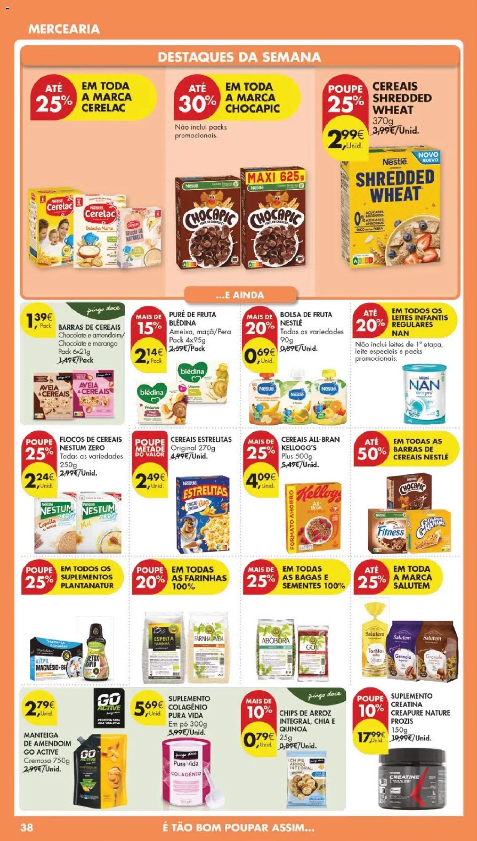 Pingo Doce folheto │ válido de 31.03.2026 | Página: 42 | Produtos: Aveia, Abóbora, Cereais, Flocos