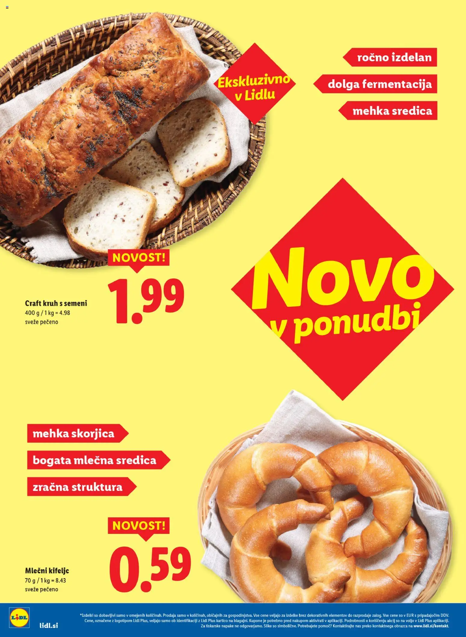 Novi Lidl katalog ponudbe – veljaven od 27.11.2025 | Stran: 6 | Izdelki: Kruh