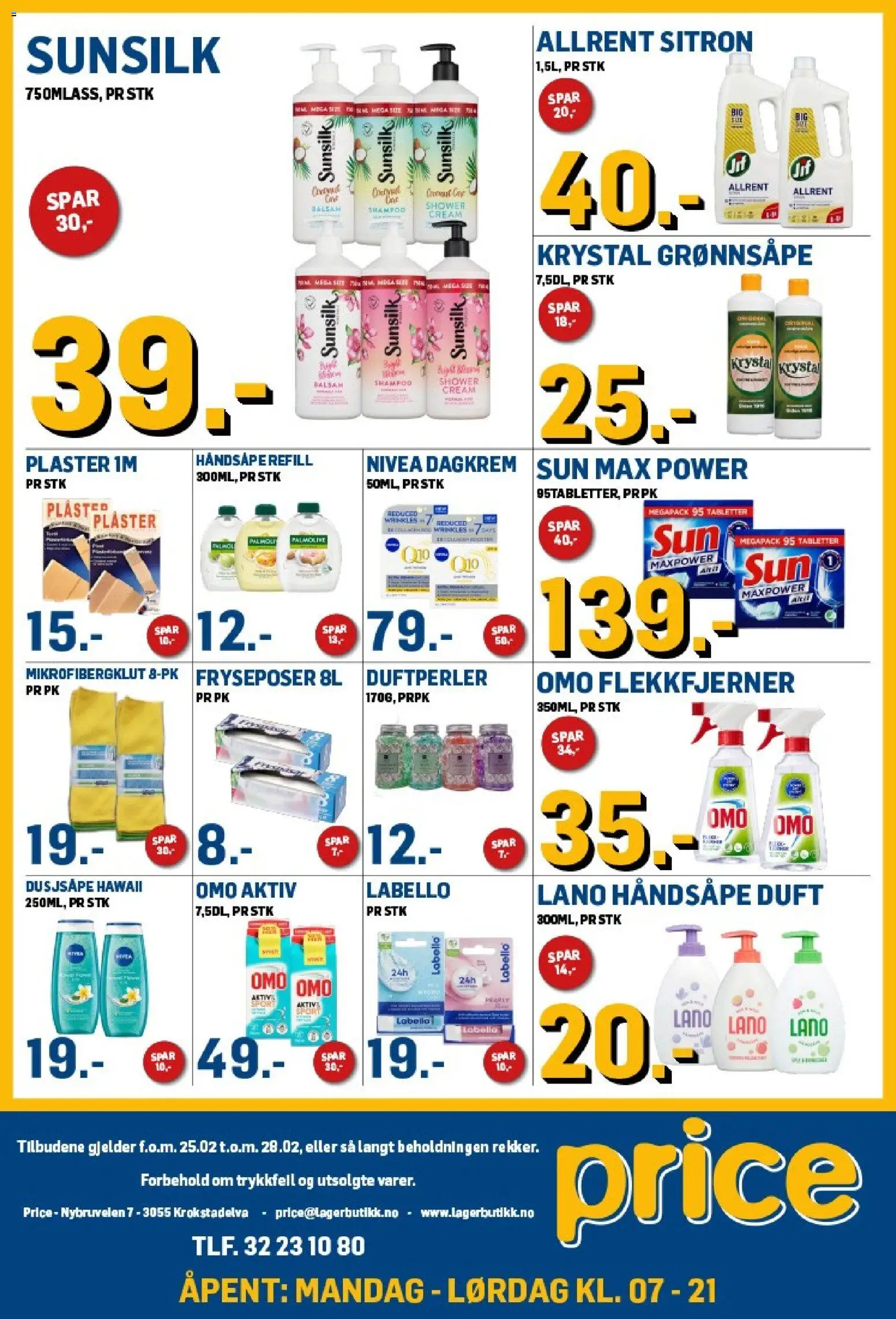 {H1} | Side: 3 | Produkter: Håndsåpe, Plaster, Sitron, Shampoo