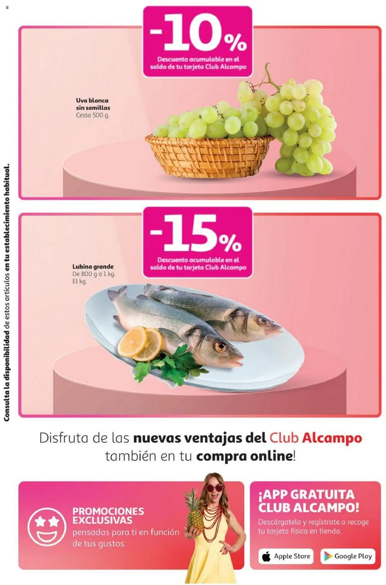 Alcampo - Club Nacional │ válido desde el 14.08.2025 | Página: 9 | Productos: Apple, Cesta