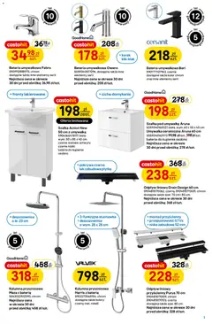 Pogląd oferty "Castorama Gazetka" - ważna od 14.01.2026 | Strona: 3 | Produkty: Umywalka, Bateria