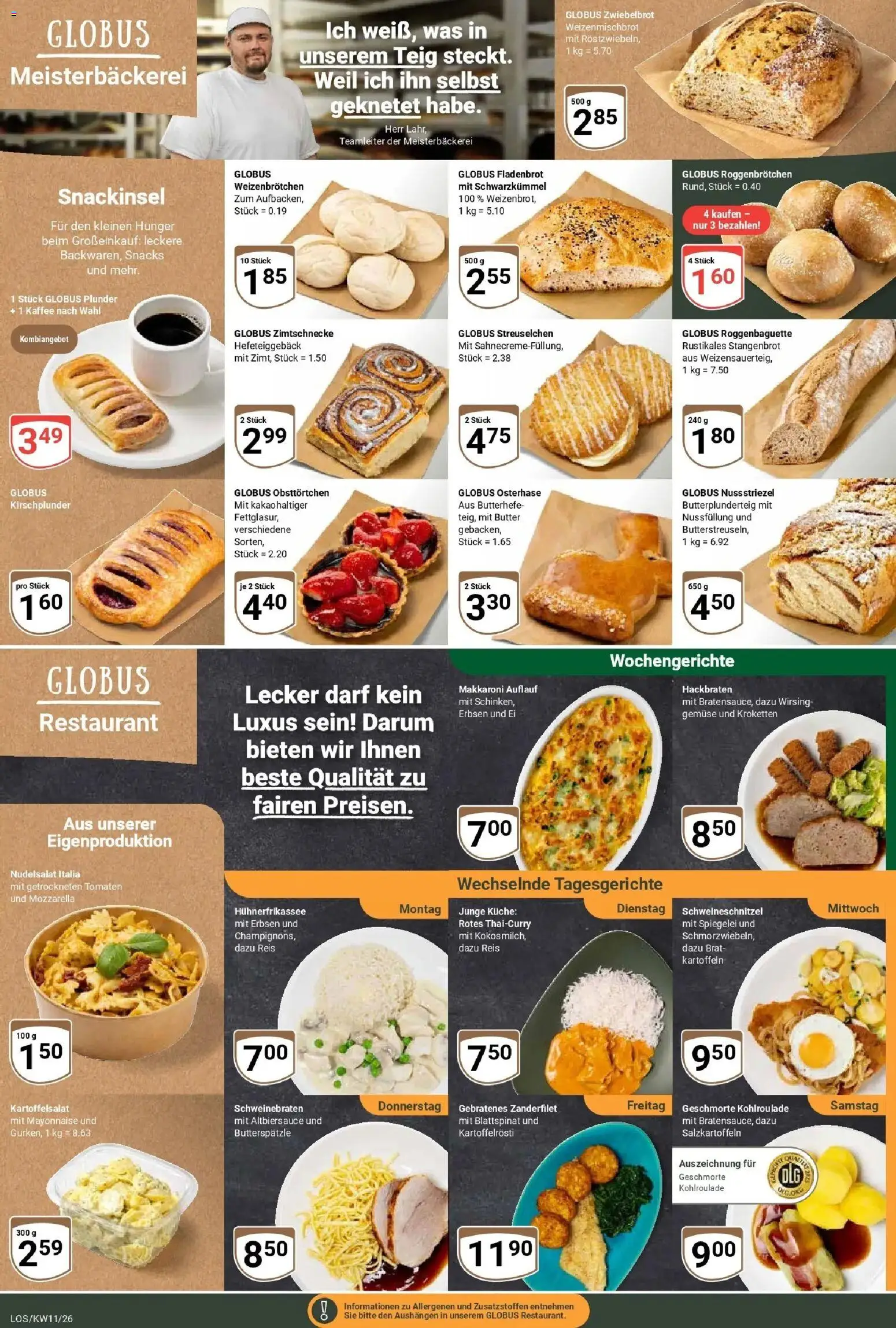 Globus prospekt Losheim Am See	 – gültig ab 09.03.2026 | Seite: 7 | Produkte: Kaffee, Mozzarella, Tomaten, Mayonnaise