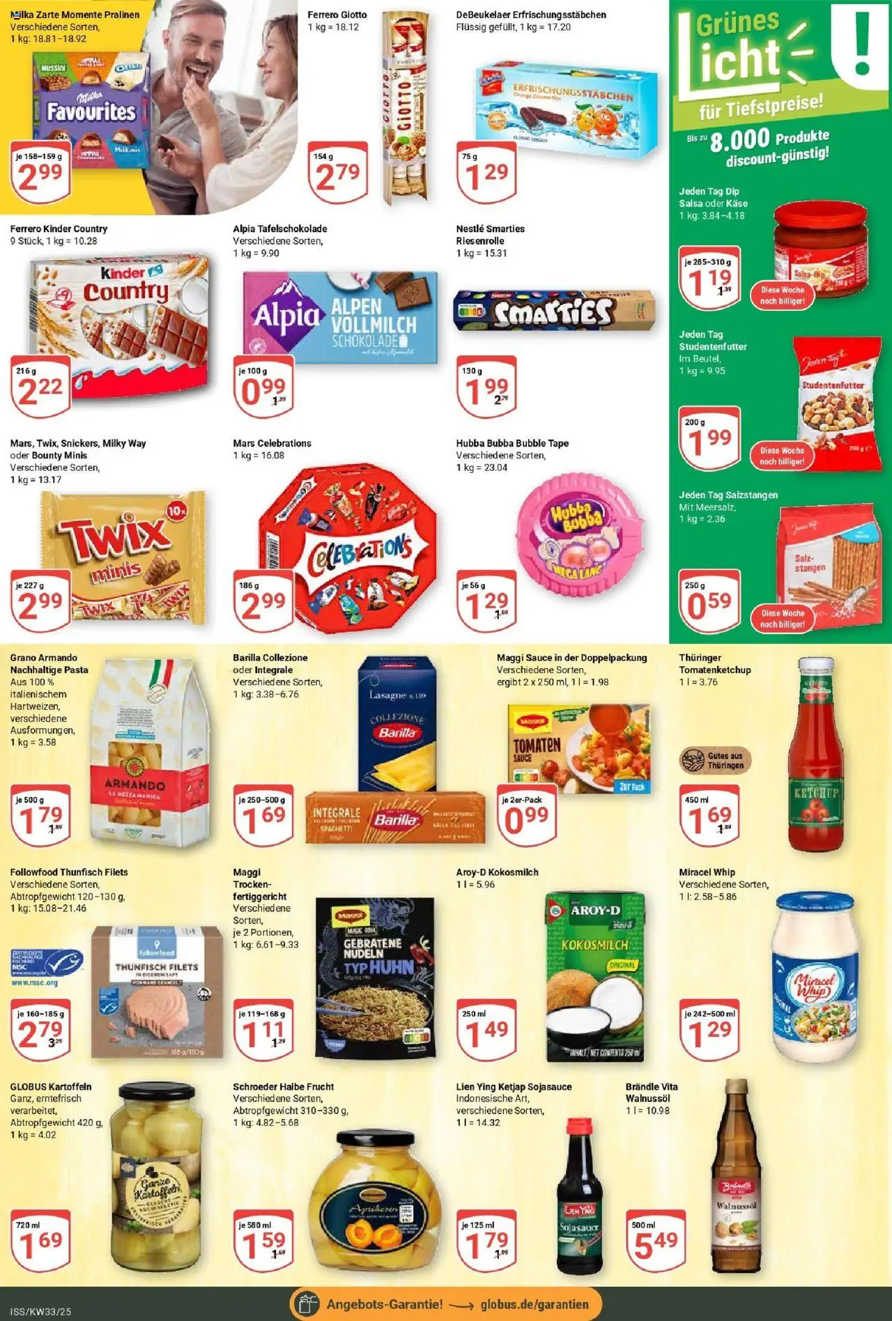 Globus prospekt Isserstedt	 - gültig ab dem 11.08.2025 | Seite: 11 | Produkte: Maggi, Tomaten, Celebrations, Kartoffeln