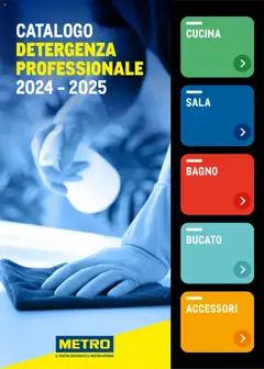 Anteprima del volantino Metro Detergenza Professionale catalogo valido a partire dal 11.09.2025