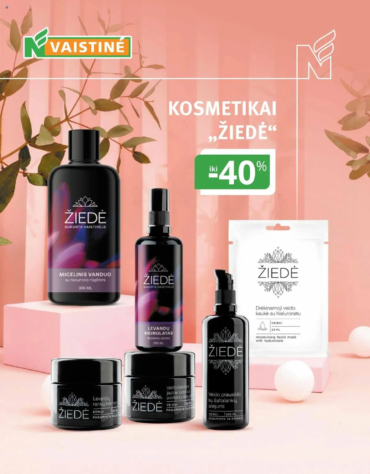 Norfa vaistinė leidinys│galioja nuo 01.08.2025 | Puslapis: 28 | Prekių: Kremas, Micelinis vanduo, Veido kaukė, Prausiklis