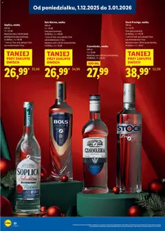 Pogląd oferty "Wyborowa, wódka, 500 ml" - ważna od 01.12.2025 | Strona: 23