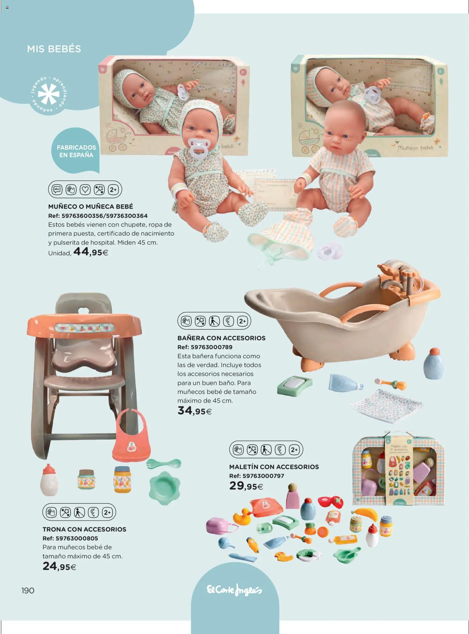 El Corte Inglés ofertas │ válido desde el 27.10.2025 | Página: 190 | Productos: Muñeca, Ropa
