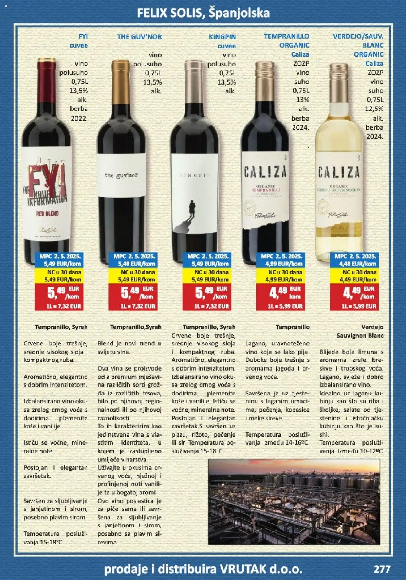 Vrutak katalog | vrijedi od 01.11.2025 | Stranica: 277 | Proizvodi: Vino, Riba
