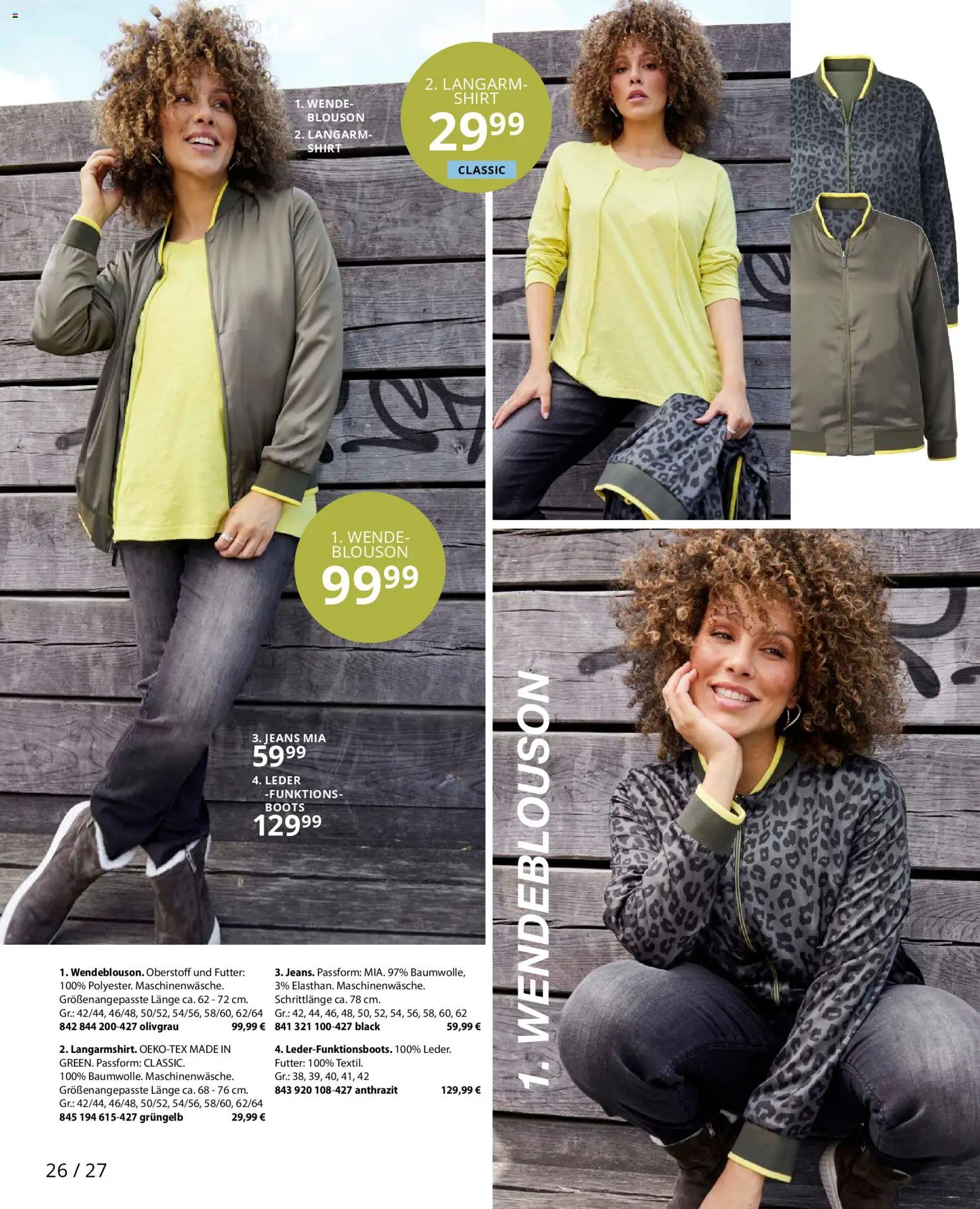 Ulla Popken Prospekt 	 – gültig ab 01.11.2025 | Seite: 26 | Produkte: Shirt, Jeans