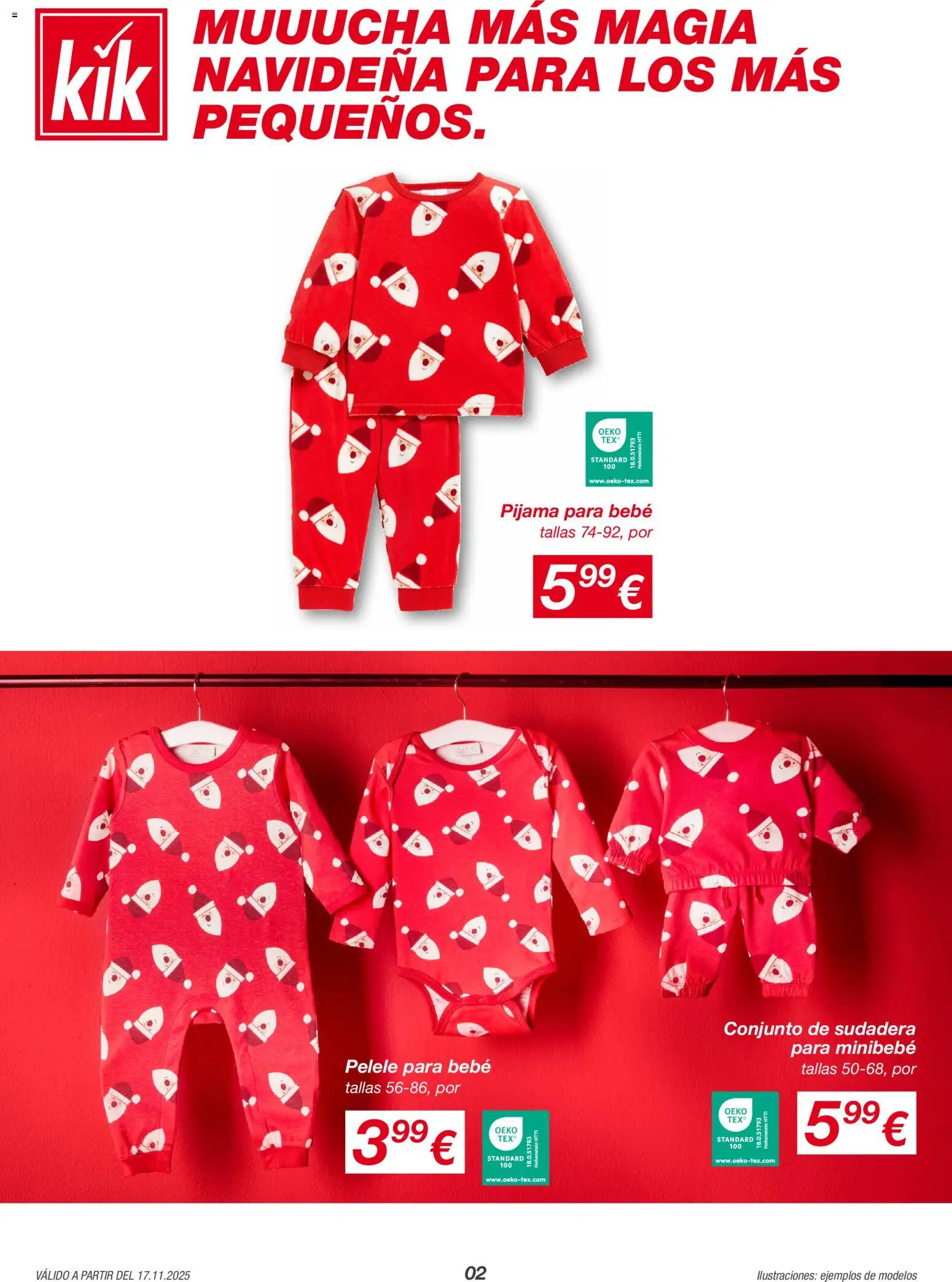 KIK Black Friday │ válido desde el 17.11.2025 | Página: 2 | Productos: Sudadera, Pijama