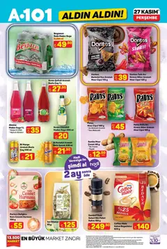 27.11.2025 tarihinden itibaren geçerli olan A101 kataloğu önizlemesi | Sayfa: 2