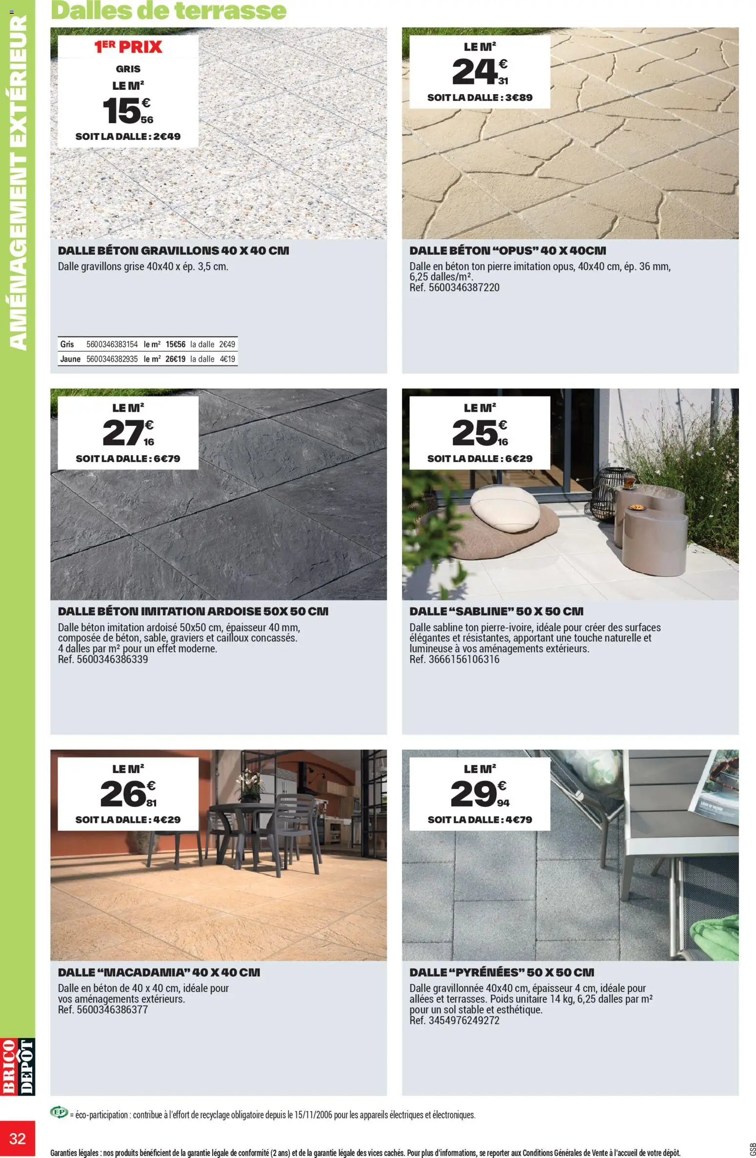 {H1} | Page: 32 | Produits: Poids