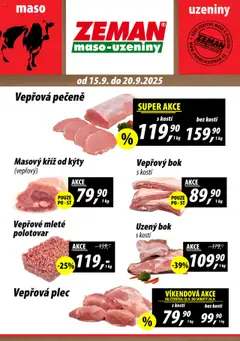 Náhled letáku Prodejny Zeman leták od 15.09.2025