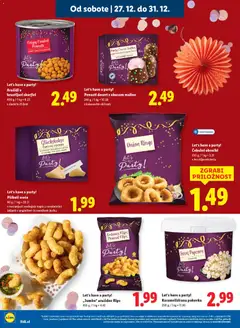 Lidl katalog akcije – veljaven od 23.12.2025 | Stran: 12 | Izdelki: Arašidi, Flips, Maline, Piskoti