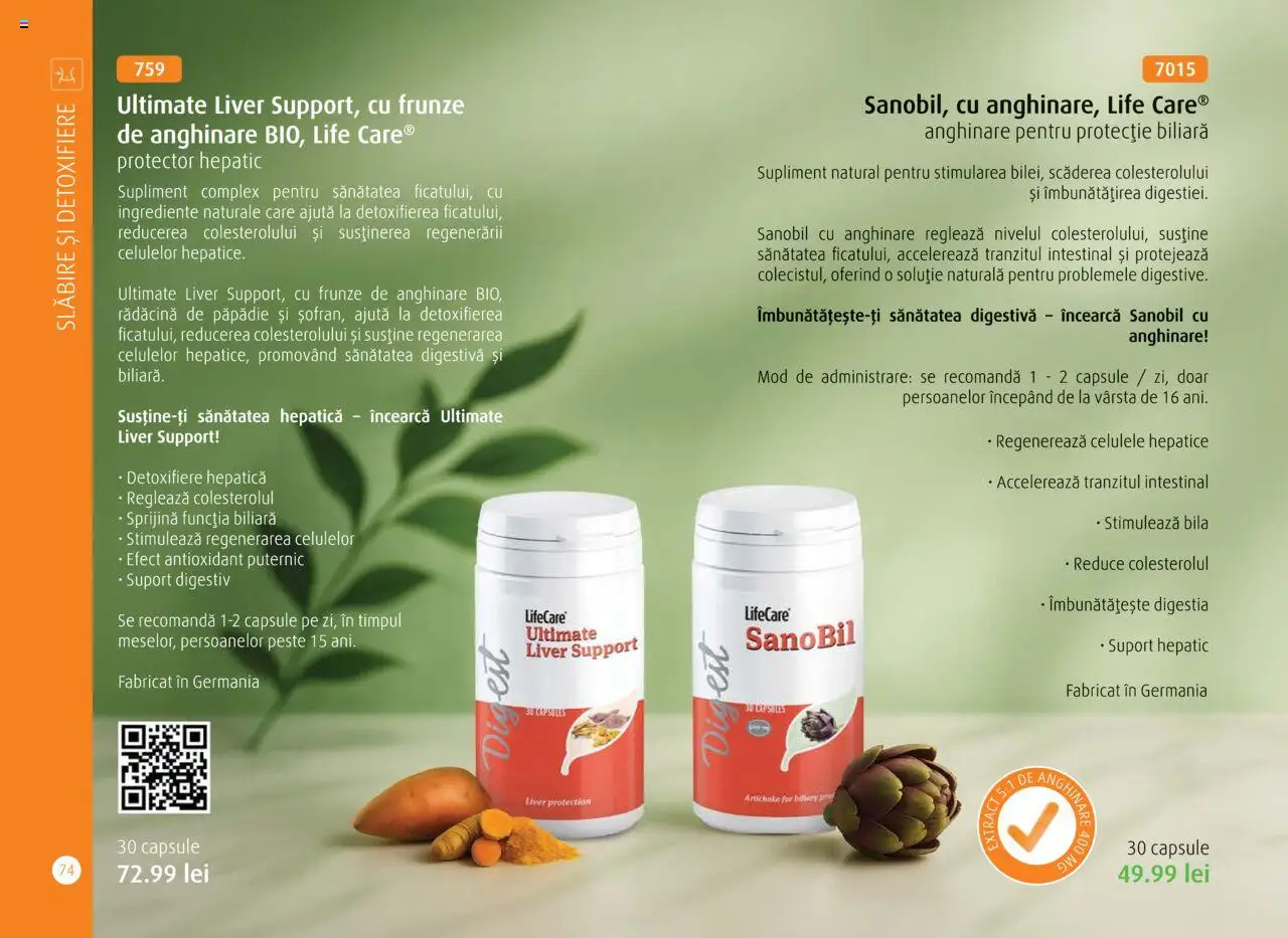 Noul catalog Life Care – valabil de la 01.10.2025 | Pagină: 76 | Produse: Pește