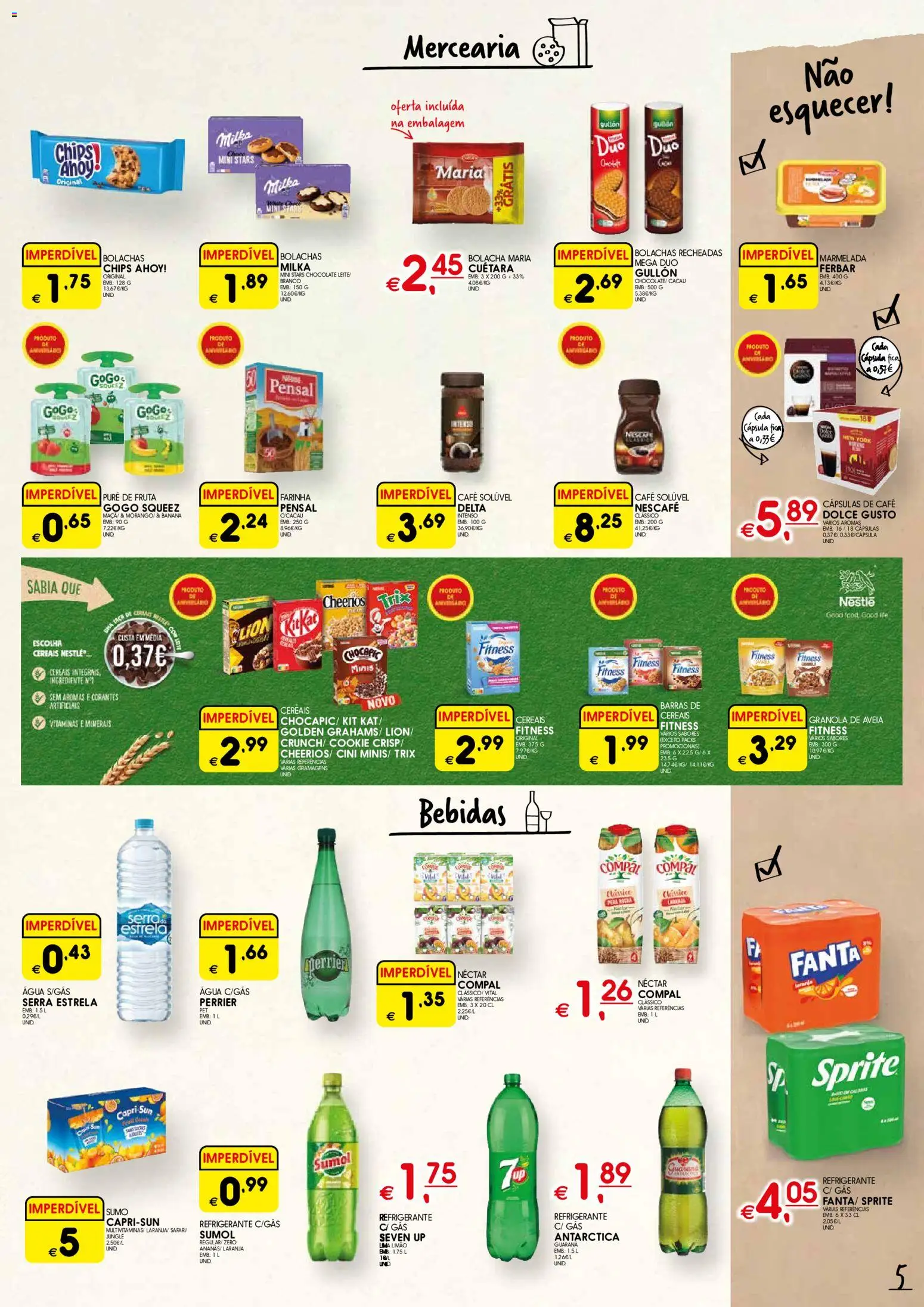 Meu Super folheto │ válido de 23.10.2025 | Página: 5 | Produtos: Granola, Nestlé, Dolce gusto, Cereais