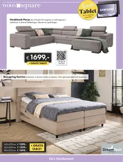 Woonsquare - Folder - Voorbeeld van een folder van Woonsquare, geldig van 15.12.2025 | Pagina: 2 | Producten: Tablet, Papier blanc