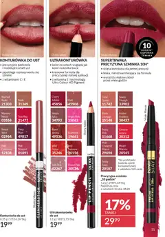 Pogląd oferty "Avon Katalog 3 2026" - ważna od 01.03.2026 | Strona: 51 | Produkty: Szminka, Konturówka