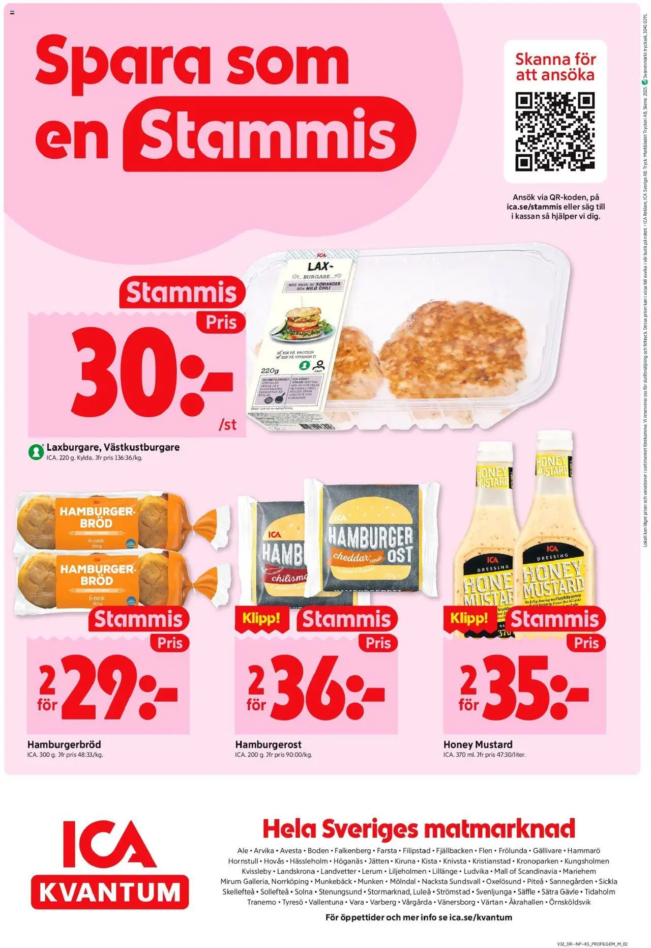 ICA Kvantum reklamblad aktuell från 04.08.2025 | Sida: 6 | Produkter: Såg, Hamburgerbröd, Chili, Koriander