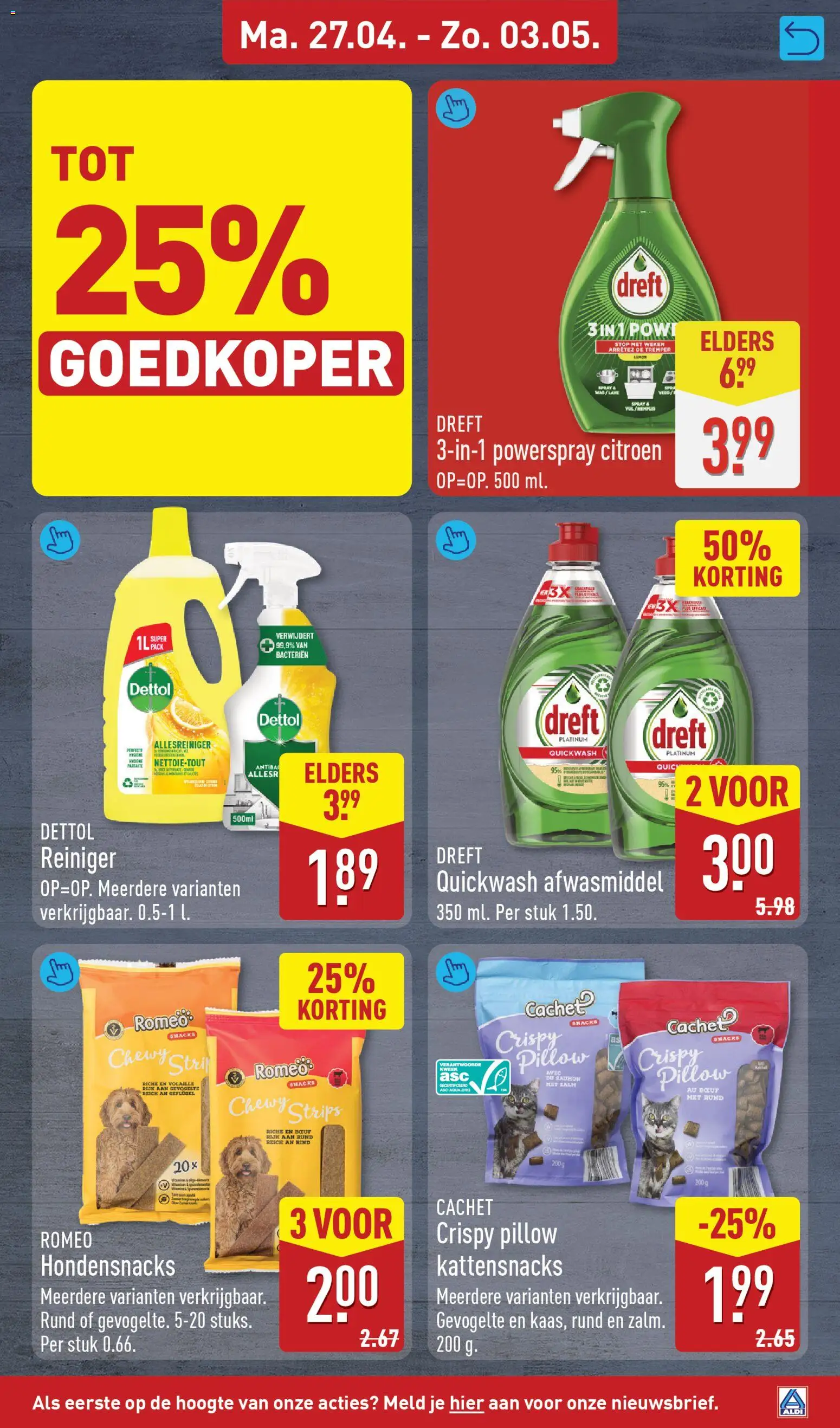 Nieuwe » Aldi folder voor Mei « is er! Ontdek geweldige aanbiedingen en bespaar. | Nederland