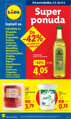 Lidl - Super ponuda - Pregled kataloga iz trgovine Lidl, vrijedi od 02.03.2026