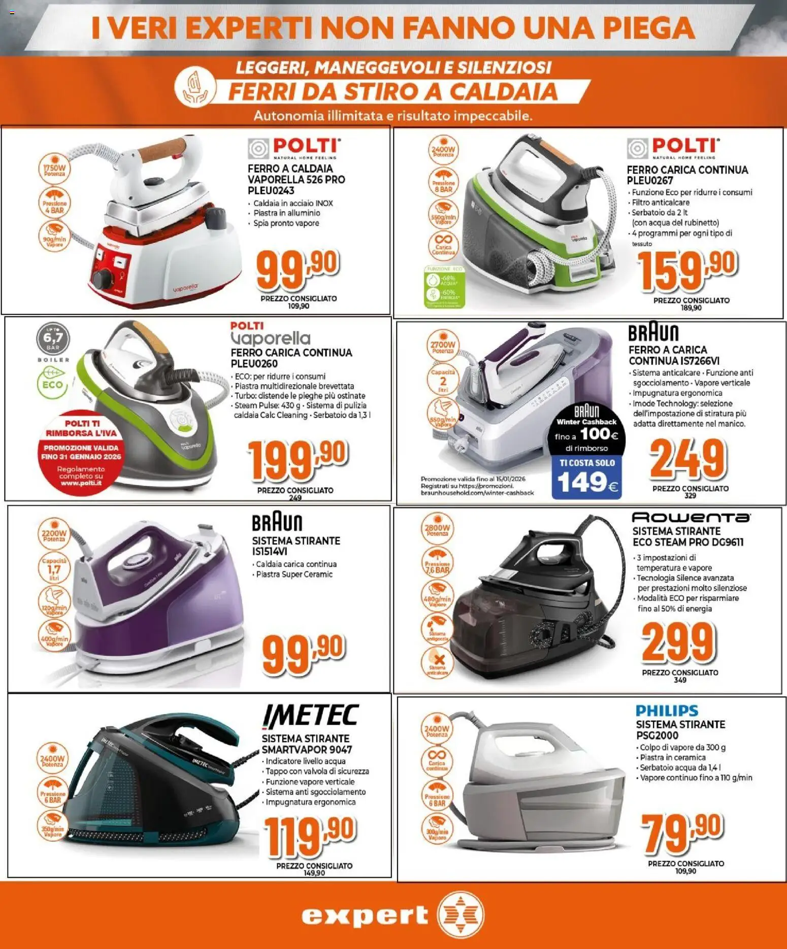 Volantino Expert del 27.12.2025 | Pagina: 10 | Prodotti: Caldaia, Anticalcare, Acqua, Alluminio