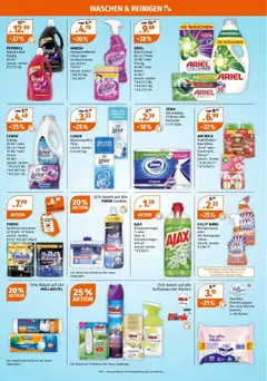 ZEWA, Wisch&Weg Original oder Reinweiß 4 x 45 Blatt ab 15.12.2025 gültig | Seite: 9 | Produkte: Zewa, Waschmittel, Toilettenpapier, Feuchtes Toilettenpapier