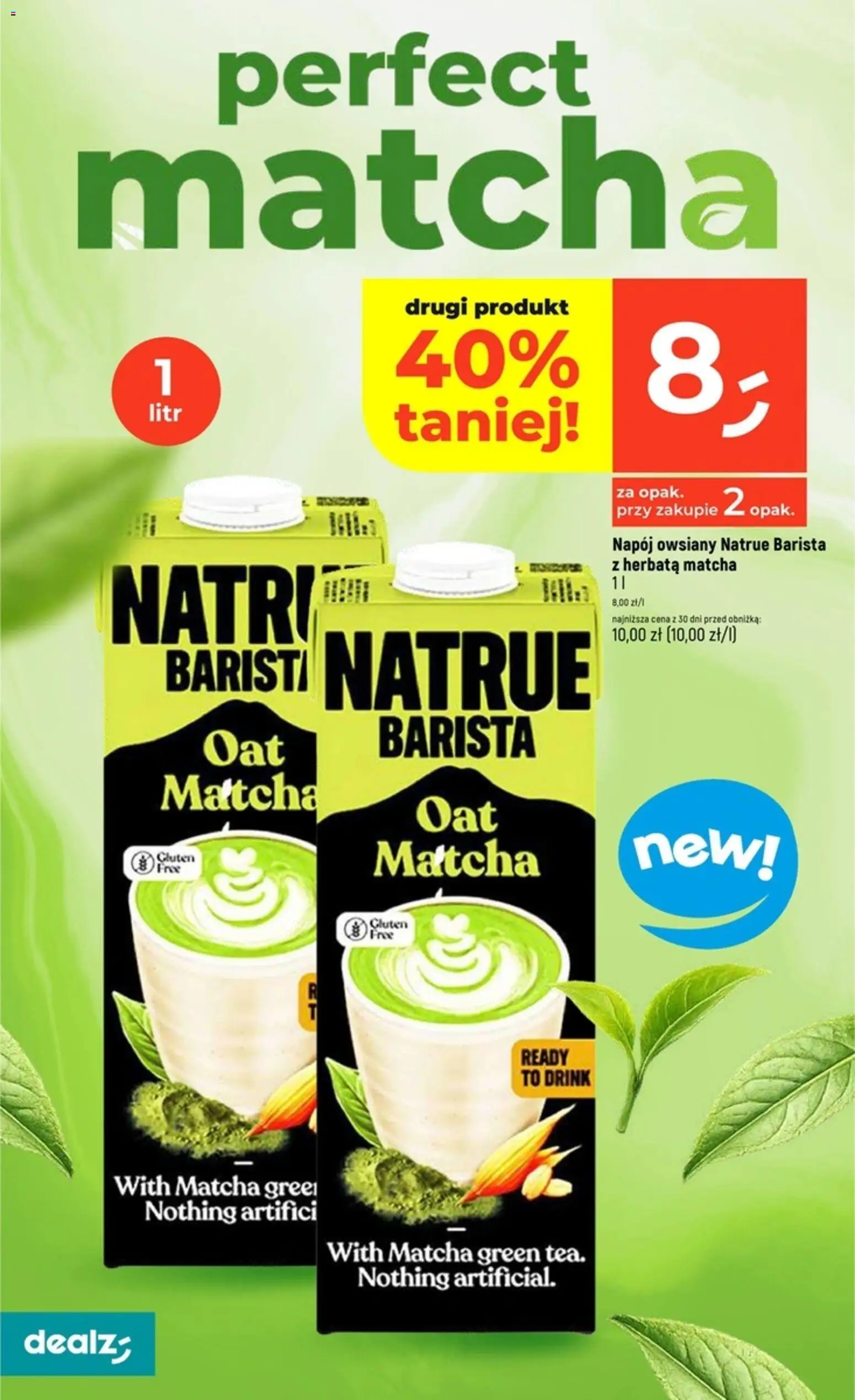 Dealz Gazetka od 22.01.2026 | Strona: 18 | Produkty: Napój owsiany, Herbata matcha, Herbata