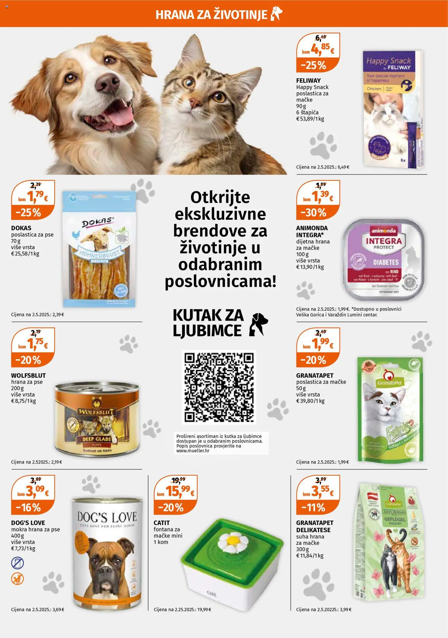 Müller katalog | vrijedi od 23.03.2026 | Stranica: 16 | Proizvodi: Hrana za pse
