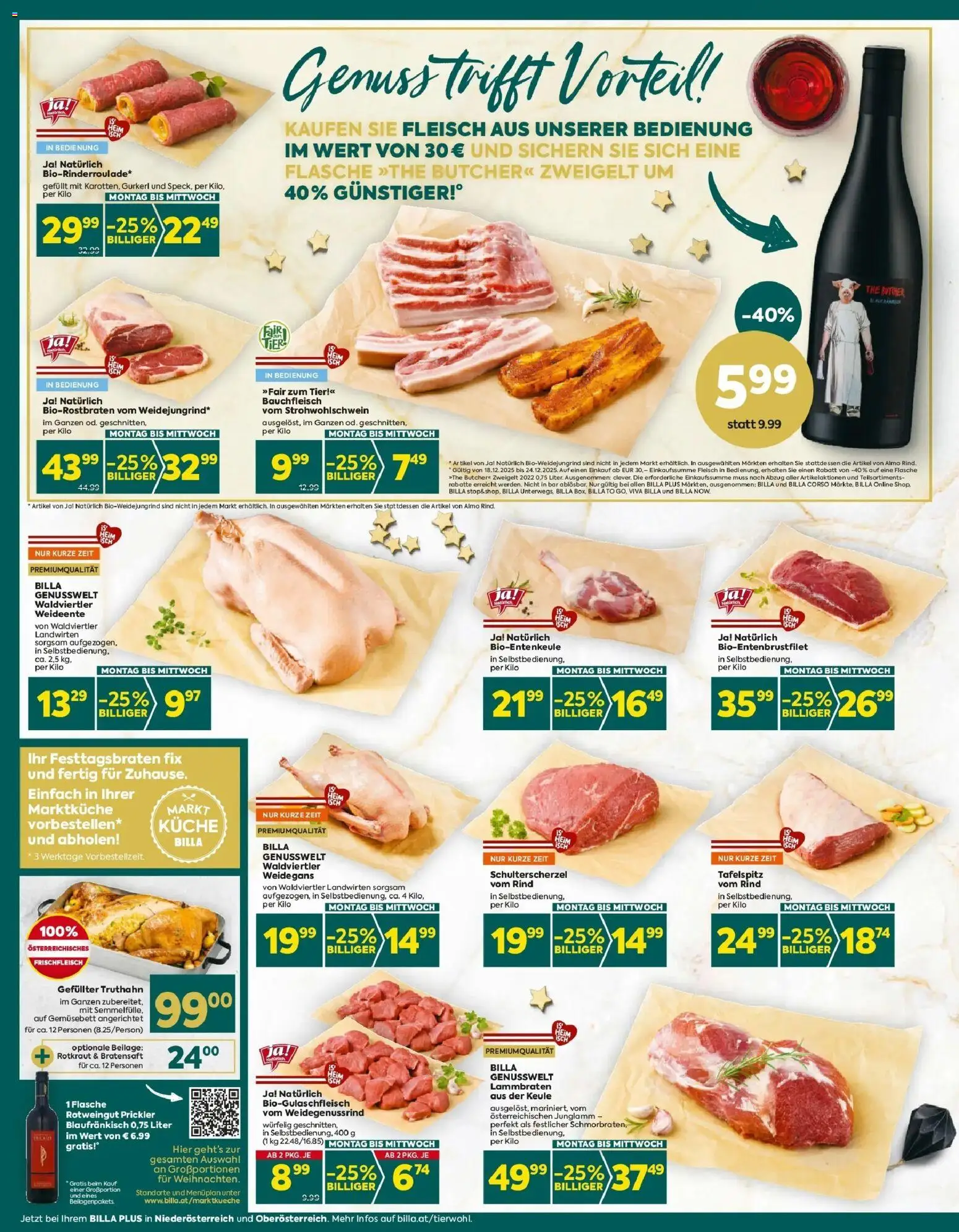 Billa Plus Flugblatt - Oberösterreich gültig ab 18.12.2025 | Seite: 11 | Produkte: Tisch