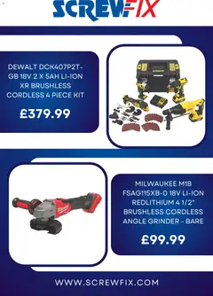 Preview of Screwfix - Offers valid from 24.01.2026 | Page: 3 | Products: Grinder
