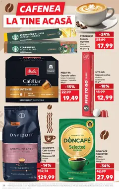 Ofertele Kaufland valabile de la 04.02.2026 | Pagină: 34 | Produse: Cremă, Cafea