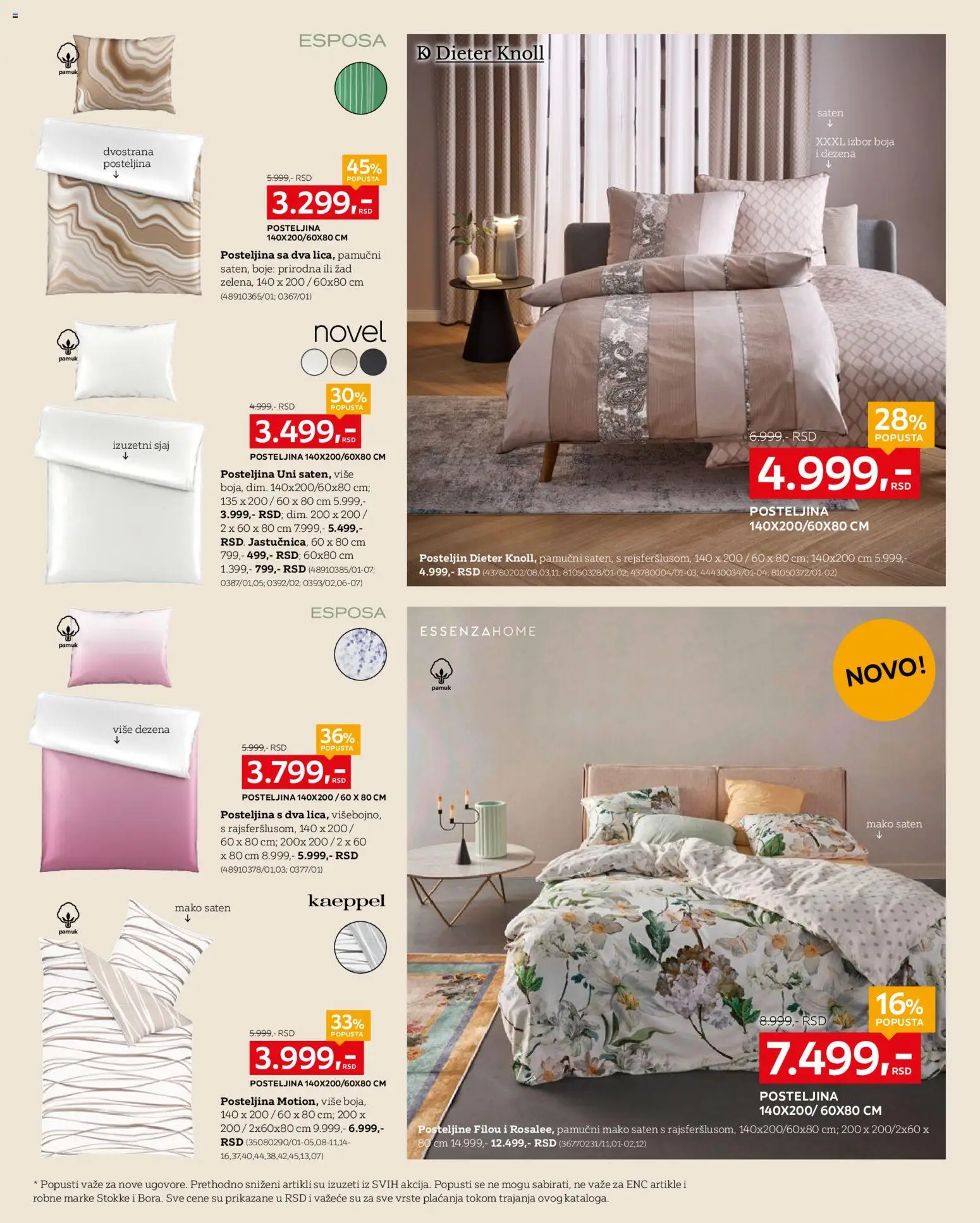 Lesnina XXXL katalog - važi od 27.10.2025 | Strana: 6 | Proizvode: Posteljine