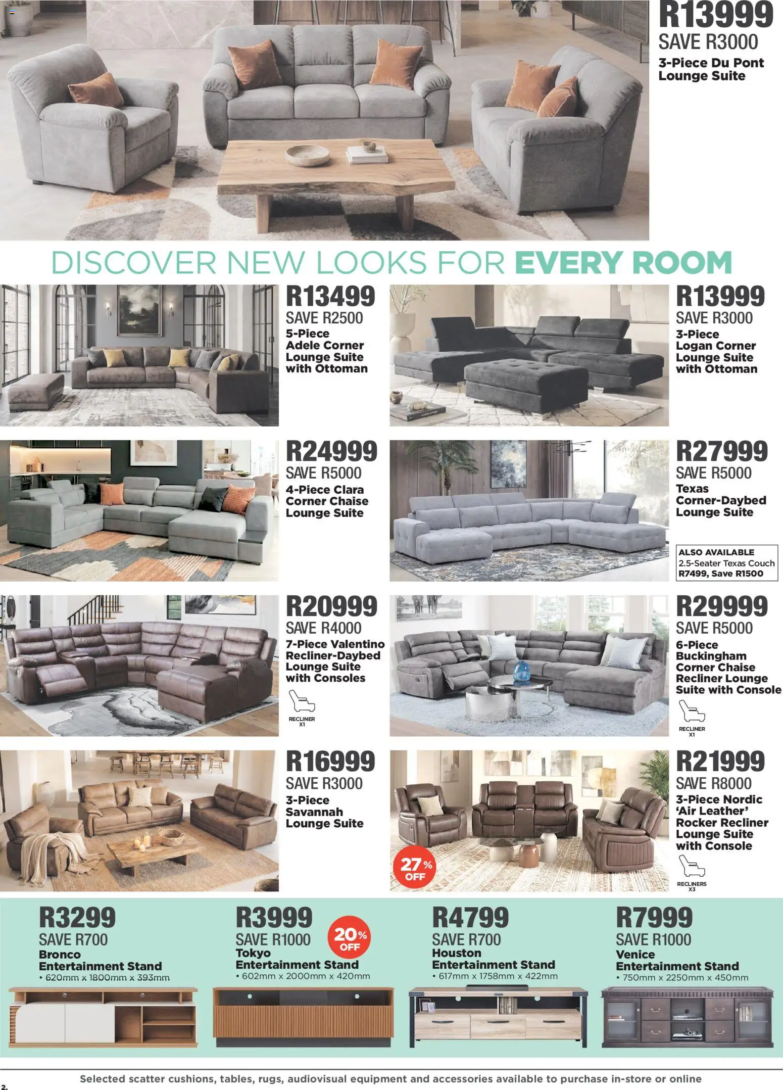 New House and Home catalogue – valid from 09.03.2026 | Page: 2 | Products: Couch, Lounge suite, Ottoman, Chaise