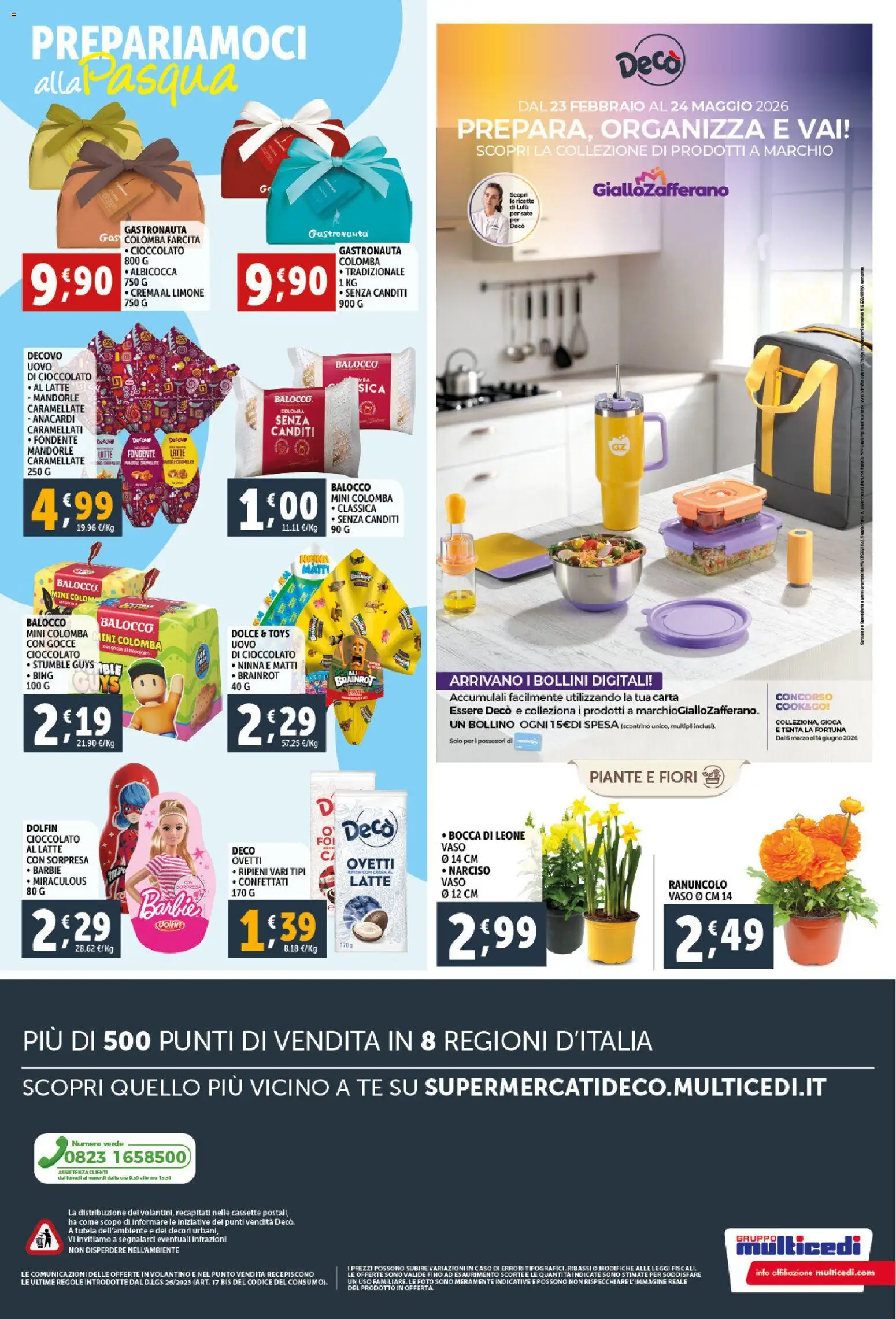 Volantino Decò del 23.02.2026 | Pagina: 20 | Prodotti: Pollo, Salmone, Salsa, Ciotola