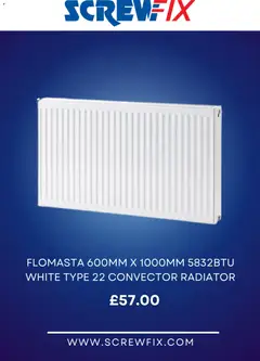 Preview of Screwfix - Offers valid from 24.10.2025 | Page: 2 | Products: Radiator