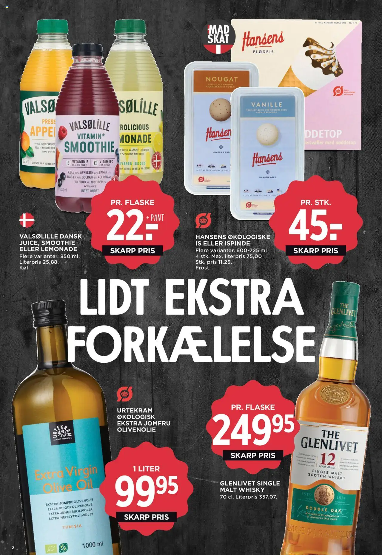 Meny tilbudsavis – gyldig fra 10.10.2025 | Side: 2 | Produkter: Mælk, Whisky, Gulerod, Olivenolie